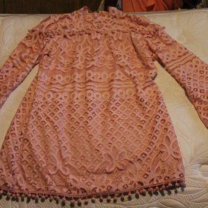 Womens Bell sleeve Lace Dress